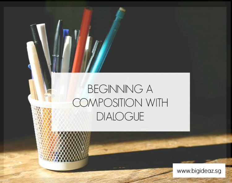 Begin A Composition With Speech