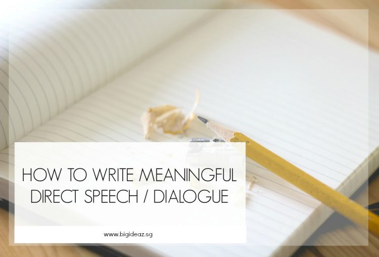 direct speech in compositions