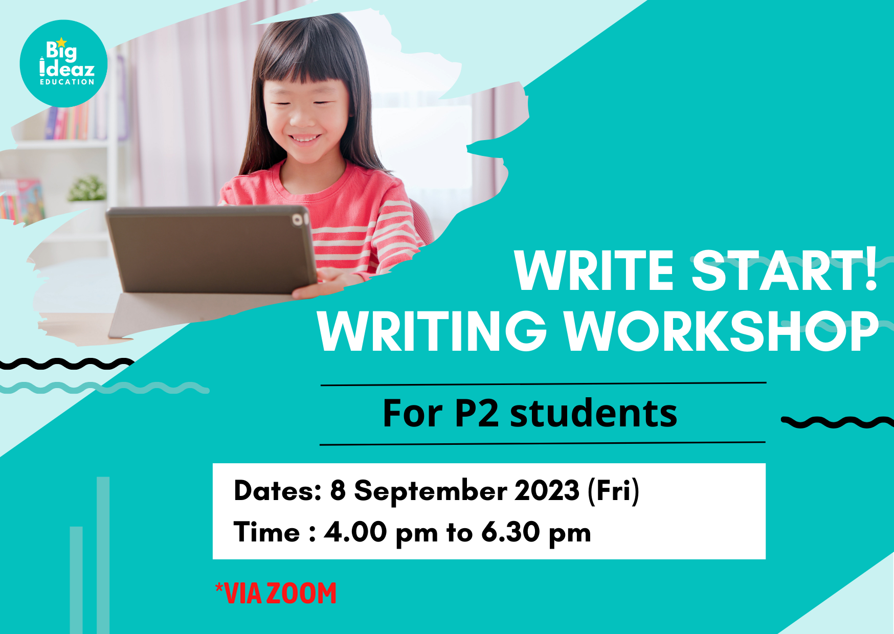 Write Start! Writing Workshop (Online) for P2